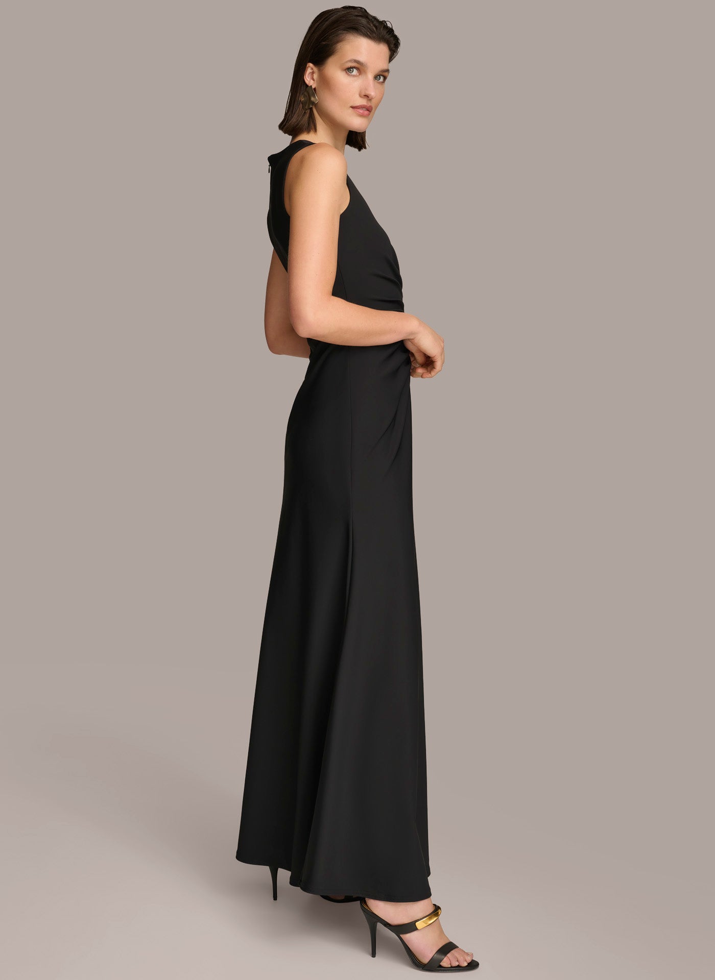 (image for) PERFECT V NECK TWIST FRONT GOWN